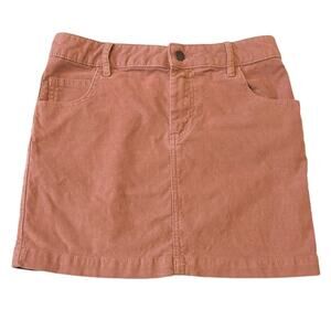 Urban Outfitters Pink Corduroy Mini Skirt Women's XS Soft Dusty Pink Cotton BDG